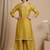 Women Ethnic Motifs Embroidered Regular Thread Work Silk Crepe Kurta with Palazzos & With Dupatta