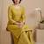 Women Ethnic Motifs Embroidered Regular Thread Work Silk Crepe Kurta with Palazzos & With Dupatta