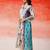 Women Floral Printed Angrakha Kurta with Trousers