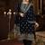 Women Ethnic Motifs Embroidered Thread Work Velvet Kurta Trousers With Dupatta