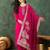 Floral Yoke Design Beads And Stones Kurta With Trousers & Dupatta