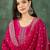 Floral Yoke Design Beads And Stones Kurta With Trousers & Dupatta
