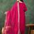 Floral Yoke Design Beads And Stones Kurta With Trousers & Dupatta