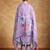 Women Floral Embroidered Kantha Work Pure Cotton Kurta Trousers & With Dupatta