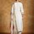 Women Floral Embroidered Regular Thread Work Kurta with Trousers & With Dupatta