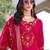 Women Floral Embroidered Regular Thread Work Kurta with Trousers & With Dupatta