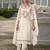 Floral Yoke Design Thread Work Straight Kurta With Dhoti Pants & Dupatta