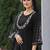 Floral Embroidered Thread Work Pure Cotton Straight Kurta With Trouser And Dupatta