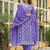 Floral Embroidered Notch Neck Pure Cotton Kurta With Trousers & Dupatta