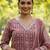 Ethnic Motifs Printed V-Neck Straight Kurta With Trousers & Dupatta