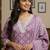 Ethnic Motifs Printed Square Neck Straight Kurta With Trousers & Dupatta