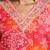 Bandhani Printed V-Neck Kurta With Trouser & Dupatta