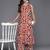 Ethnic Motifs Printed V-Neck Sleeveless Regular Pure Cotton Kurta With Palazzo