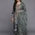 Floral Printed Thread Work Straight Kurta With Trouser & Dupatta