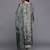 Floral Printed Thread Work Straight Kurta With Trouser & Dupatta