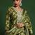 Floral Printed V-Neck Straight Kurta With Trousers And Dupatta