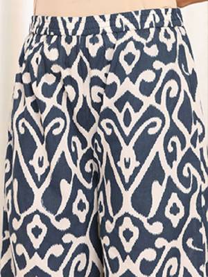 Women Ethnic Motifs Printed Regular Pure Cotton Kurta with Palazzos 7