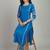 Women Ethnic Motifs Regular Thread Work Kurta with Trousers