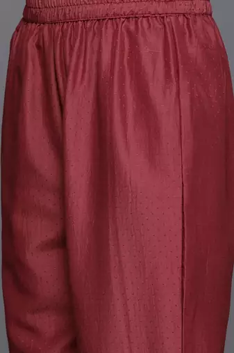 Women Yoke Design Sequinned Kurta with Trousers & With Dupatta