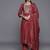 Women Yoke Design Sequinned Kurta with Trousers & With Dupatta