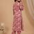 Women Floral Printed Regular Kurta with Trousers & With Dupatta