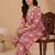 Women Floral Printed Regular Kurta with Trousers & With Dupatta