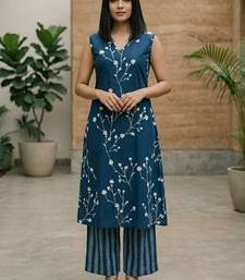 Women Floral Printed Regular Kurta with Palazzos