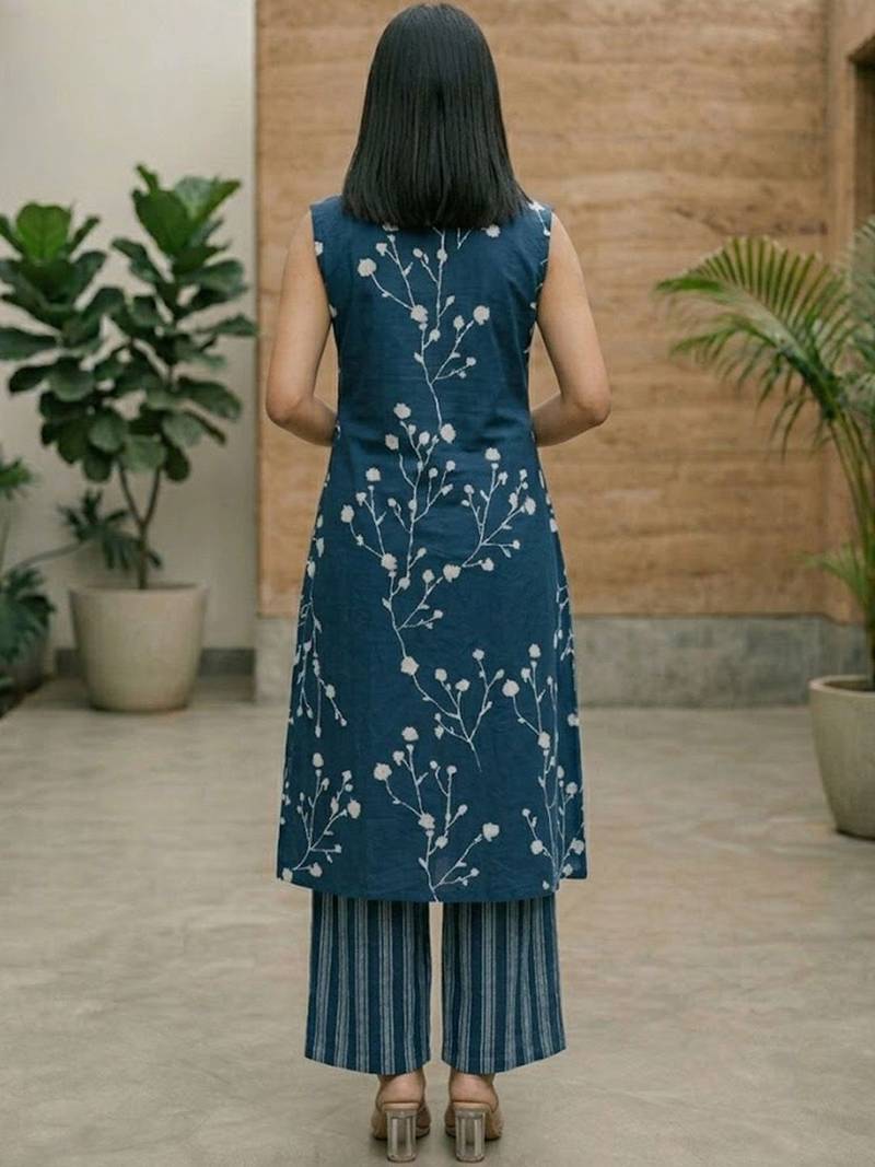 Women Floral Printed Regular Kurta with Palazzos