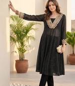 Women Bandhani Printed Regular Kurta with Trousers