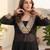 Women Bandhani Printed Regular Kurta with Trousers