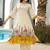 Women Printed Panelled Thread Work Kurta with Trousers