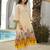 Women Printed Panelled Thread Work Kurta with Trousers