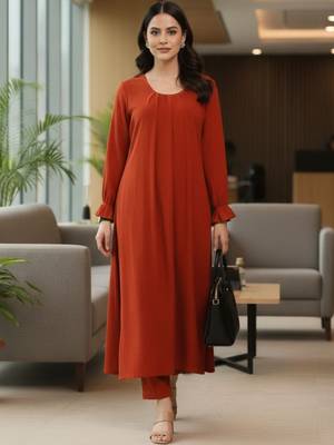 Women Regular Kurta with Trousers 1