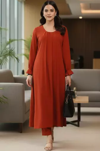 Women Regular Kurta with Trousers