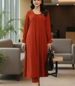 Women Regular Kurta with Trousers