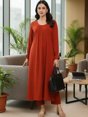 Women Regular Kurta with Trousers 3