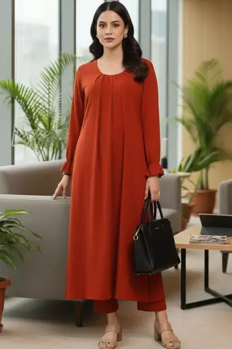 Women Regular Kurta with Trousers