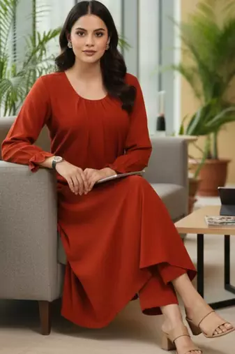 Women Regular Kurta with Trousers
