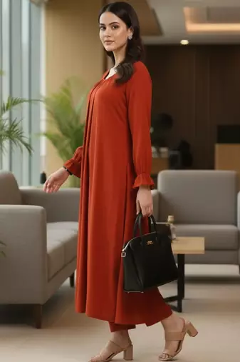Women Regular Kurta with Trousers