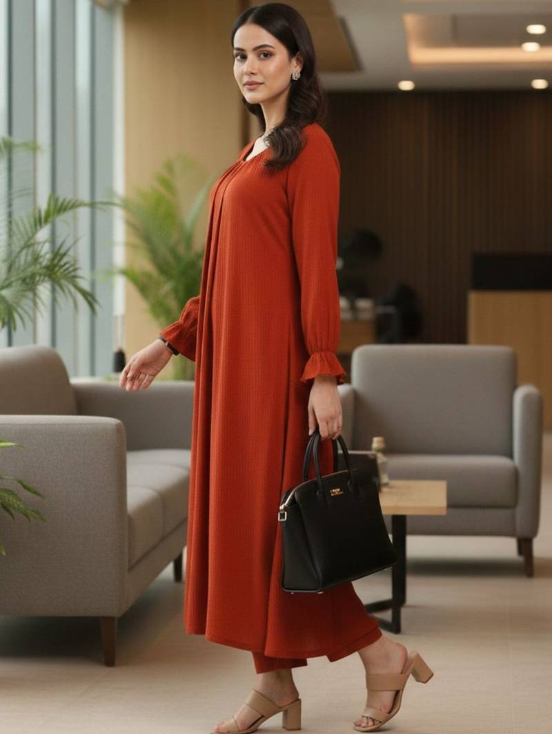 Women Regular Kurta with Trousers