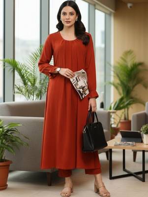 Women Regular Kurta with Trousers 6