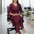 Women Ethnic Motifs Regular Thread Work Kurta with Trousers