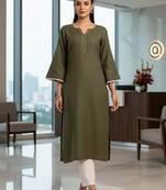 Women Regular Thread Work Kurta with Trousers