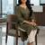 Women Regular Thread Work Kurta with Trousers