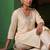Women Embroidered Regular Thread Work Kurta with Trousers & With Dupatta