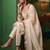Women Embroidered Regular Thread Work Kurta with Trousers & With Dupatta
