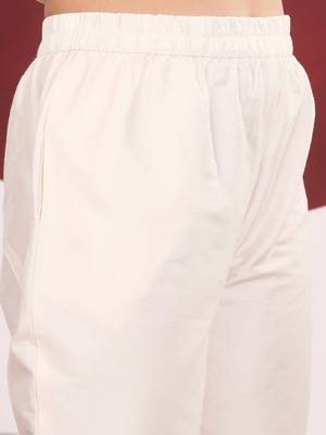 Women Embroidered Regular Thread Work Kurta with Trousers & With Dupatta 6