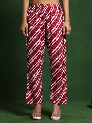Women Printed Regular Thread Work Pure Cotton Kurta with Trousers & With Dupatta 7