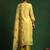 Floral Embroidered Sequinned Chanderi Silk Kurta with Trousers & Dupatta