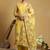 Women Floral Printed Regular Chanderi Silk Kurta with Trousers & With Dupatta